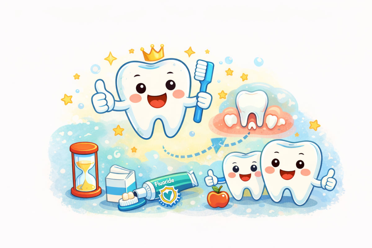 قيمة الأسنان اللبنية وطرق الحفاظ عليها..